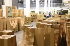 Olivier Grossetête cardboard City of London Guildhall, July 2019.