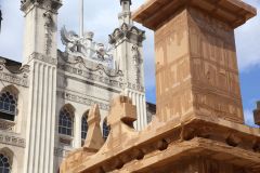Olivier Grossetête cardboard City of London Guildhall, July 2019.