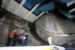 The bascule chamber of Tower Bridge's South pier. Tower Bridge Behind the Scenes engineering tour. 19-Nov-2019.