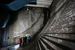 The bascule chamber of Tower Bridge's South pier. Tower Bridge Behind the Scenes engineering tour. 19-Nov-2019.