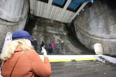 The bascule chamber of Tower Bridge's South pier. Tower Bridge Behind the Scenes engineering tour. 19-Nov-2019.