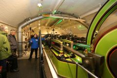 Original steam engine in the museum. Tower Bridge Behind the Scenes engineering tour. 19-Nov-2019.
