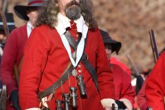 The English Civil War Society parade in the heart of London down The Mall and on to Horse Guards Parade on the annual march in commemoration of King Charles I, executed in Whitehall on 30-Jan-1649.