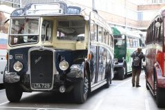 Front of coach LTA729 at Victoria Coach Station 2022