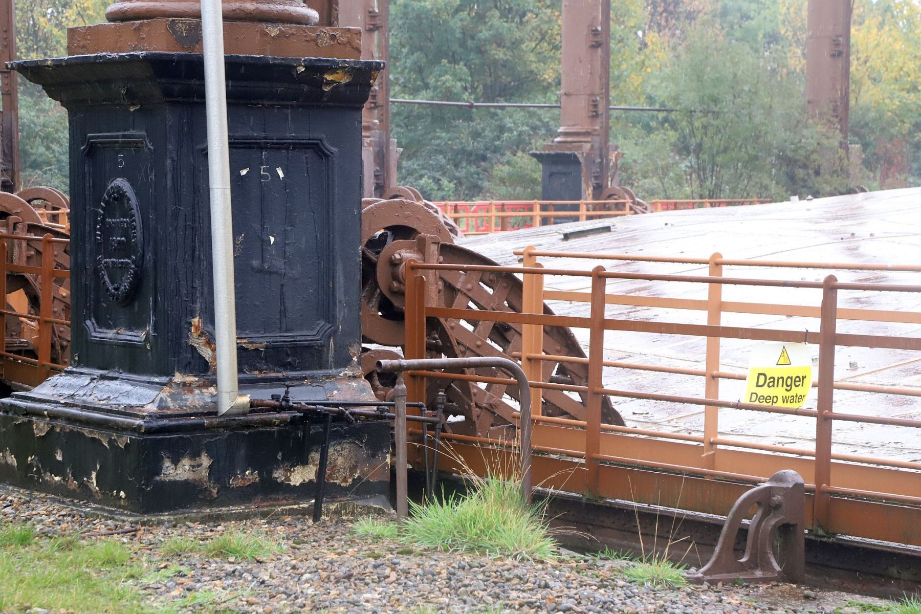 Disused gasworks at Bromley-by-Bow in East London