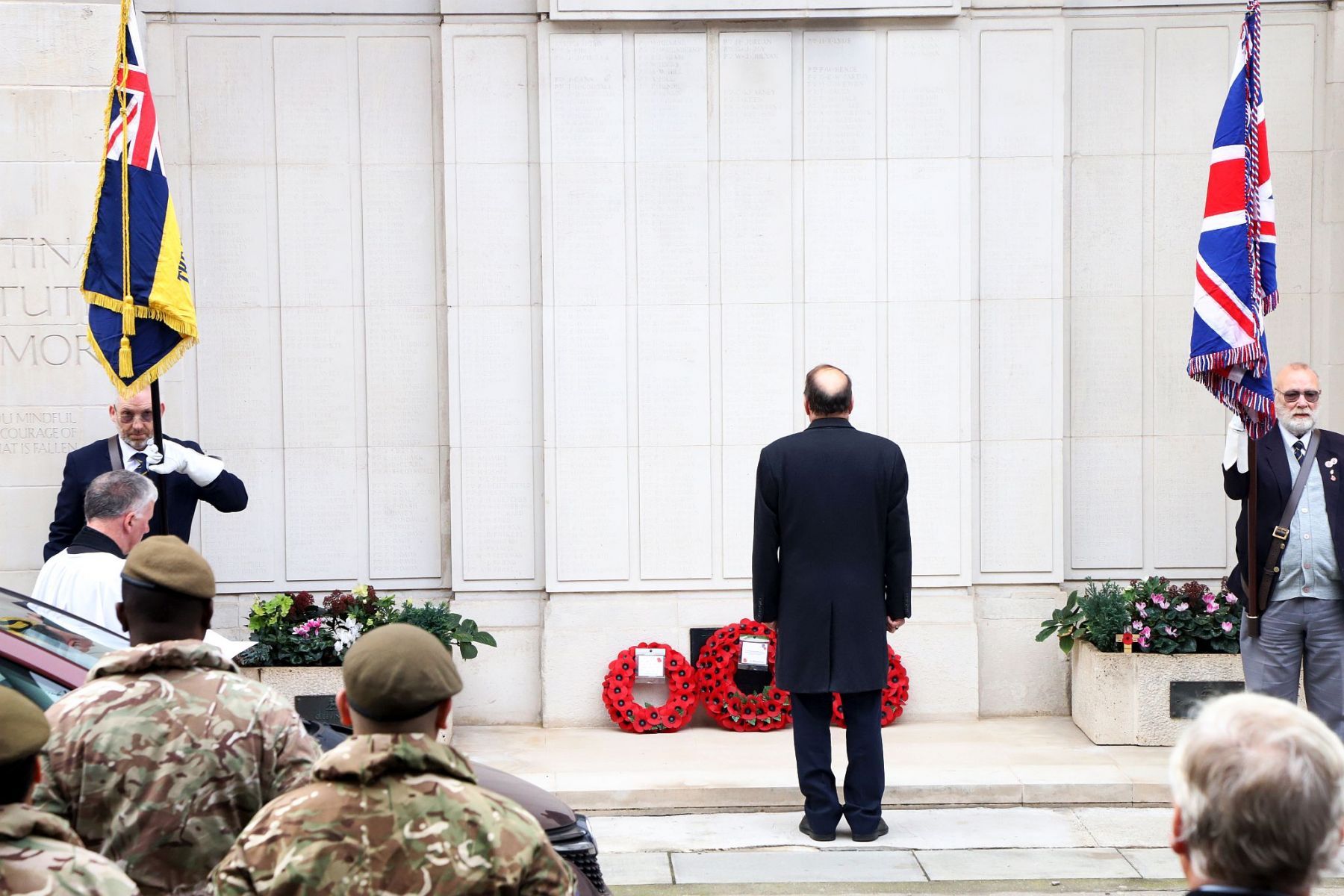Bermondsey Old Jamaica Road London Regiment War Memorial, Remembrance Sunday 2022
