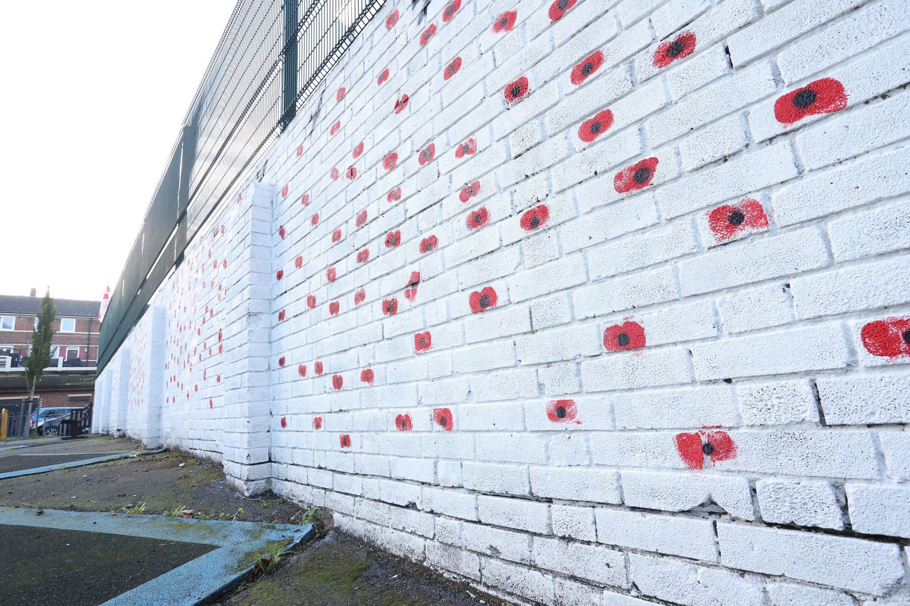 The Kirby Estate Memorial Wall, Remembrance Sunday 2022