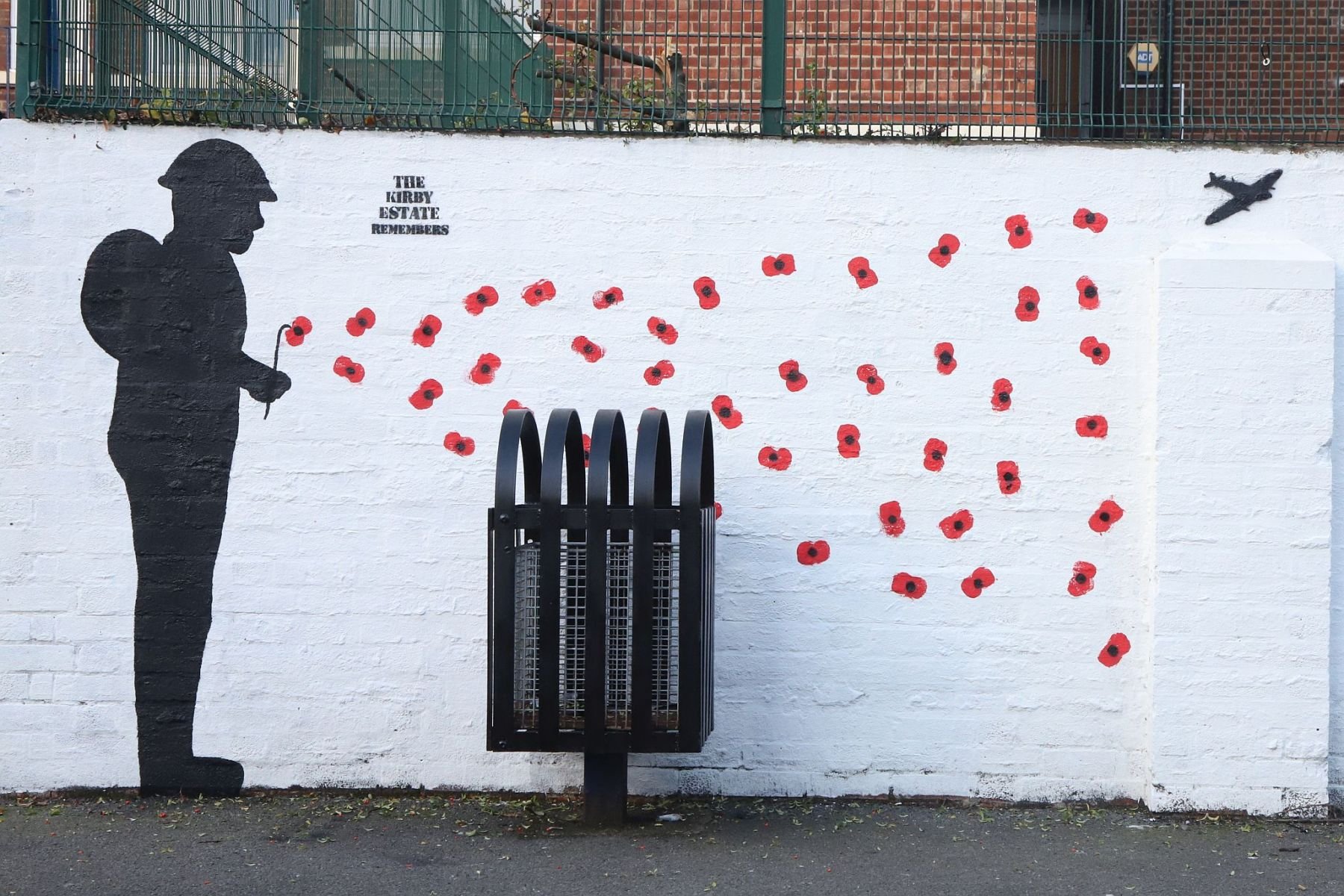 The Kirby Estate Memorial Wall, Remembrance Sunday 2022