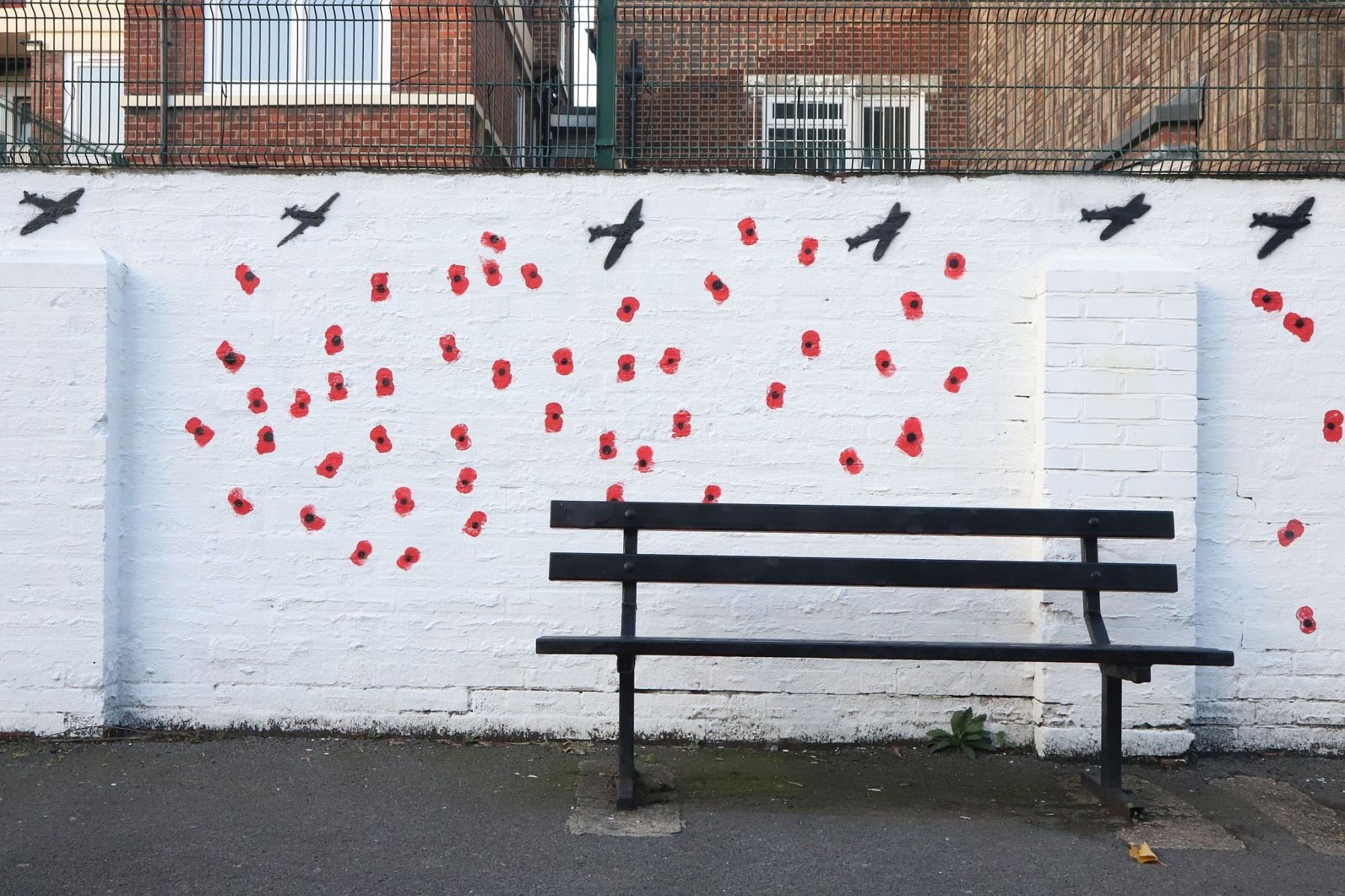 The Kirby Estate Memorial Wall, Remembrance Sunday 2022