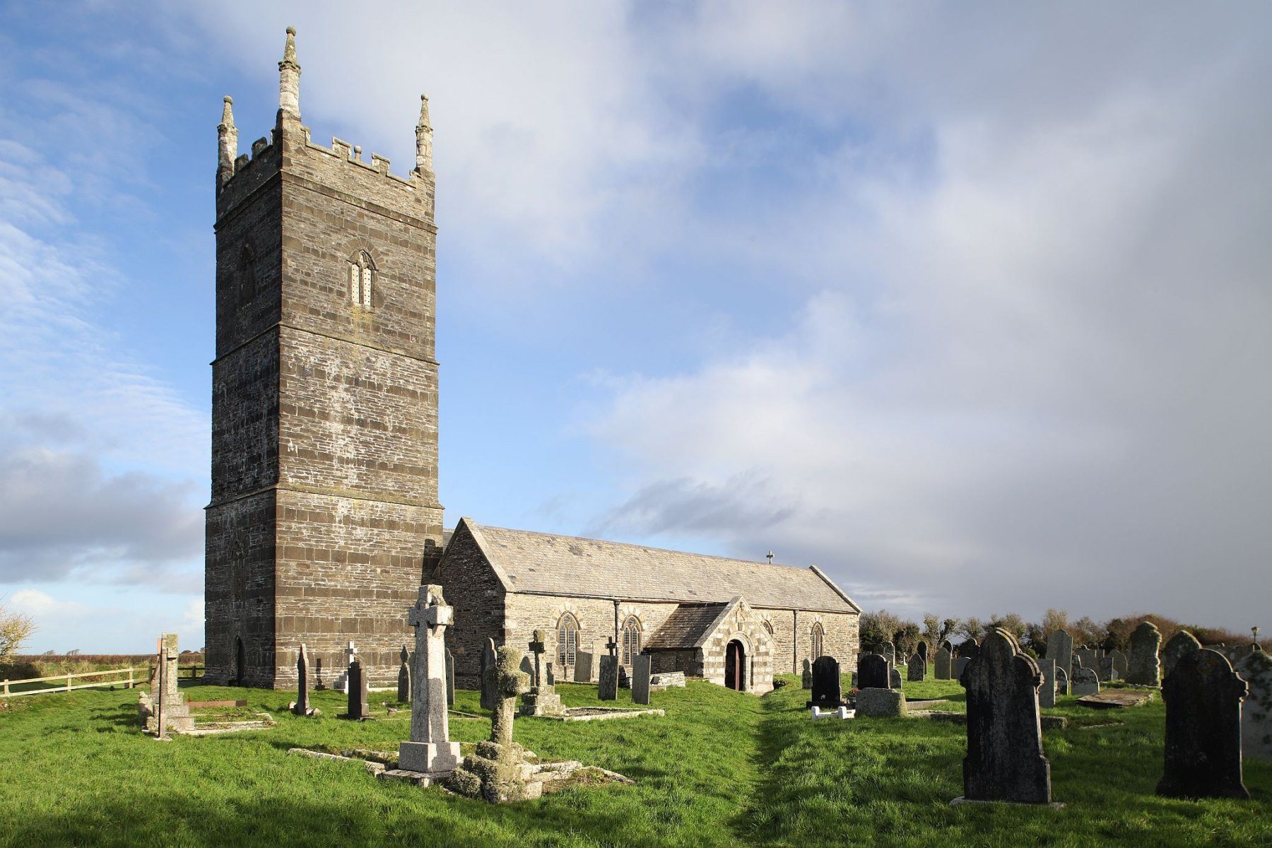 St. Eval Parish Church near Newquay in Cornwall