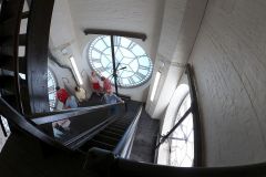 The clock face room of the Caledonian Park Clock Tower