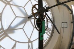 The clock face room of the Caledonian Park Clock Tower