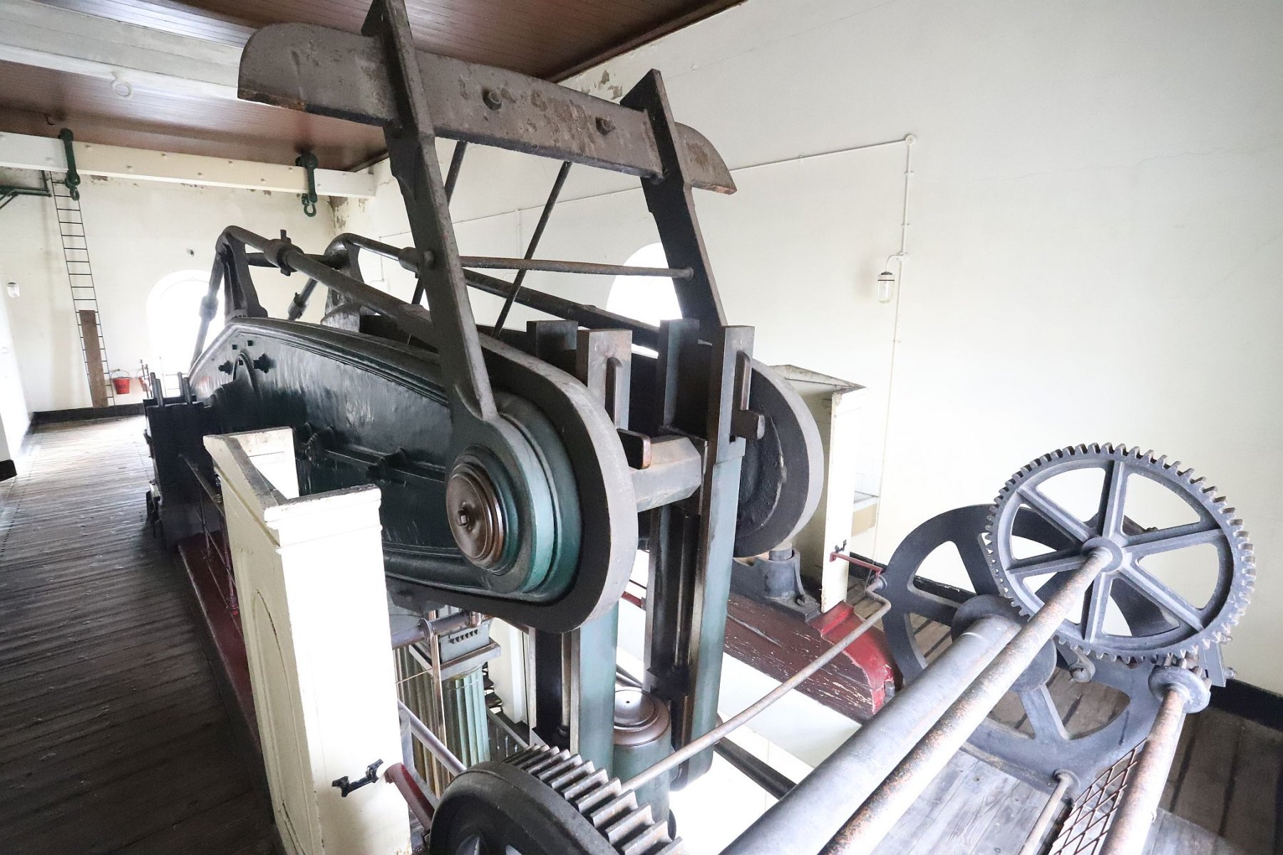 90 inch Grand Junction Cornish steam beam engine at the London Museum of Water and Steam