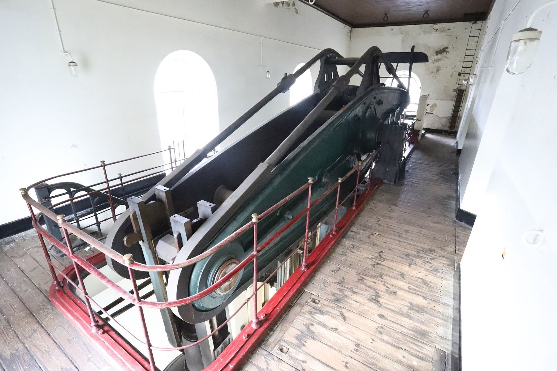 90 inch Grand Junction Cornish steam beam engine at the London Museum of Water and Steam