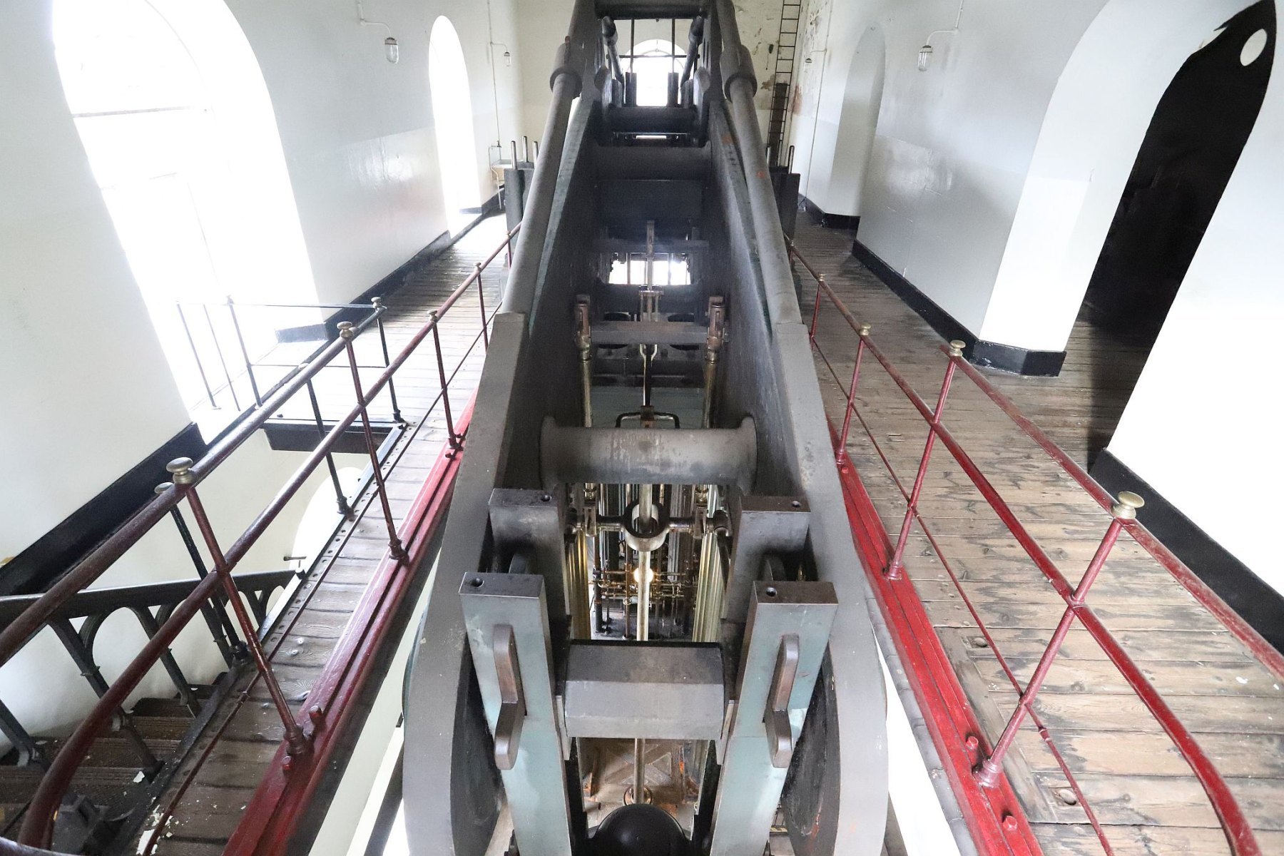 90 inch Grand Junction Cornish steam beam engine at the London Museum of Water and Steam