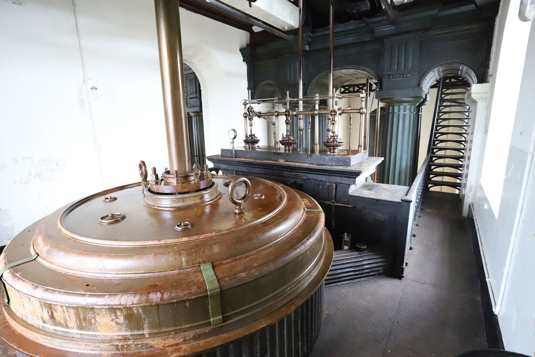 90 inch Grand Junction Cornish steam beam engine at the London Museum of Water and Steam