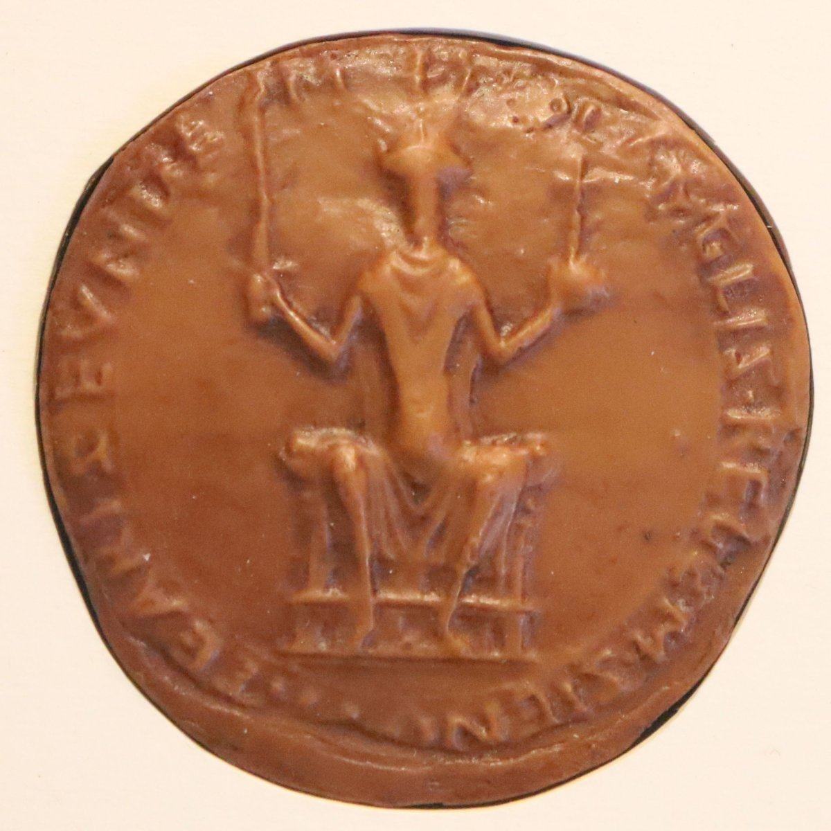 A Royal seal from the 1067 William Charter for the City of London