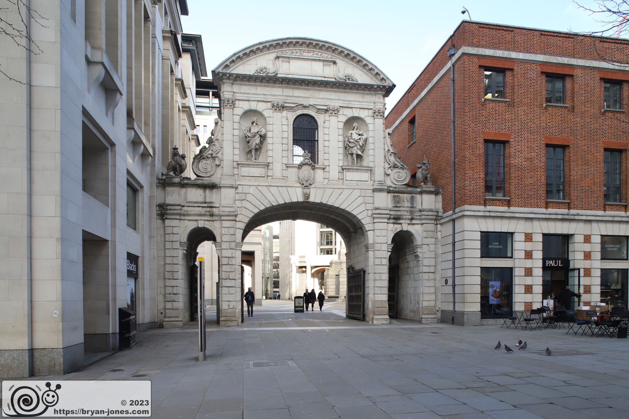 The South (St Paul's) side of the building