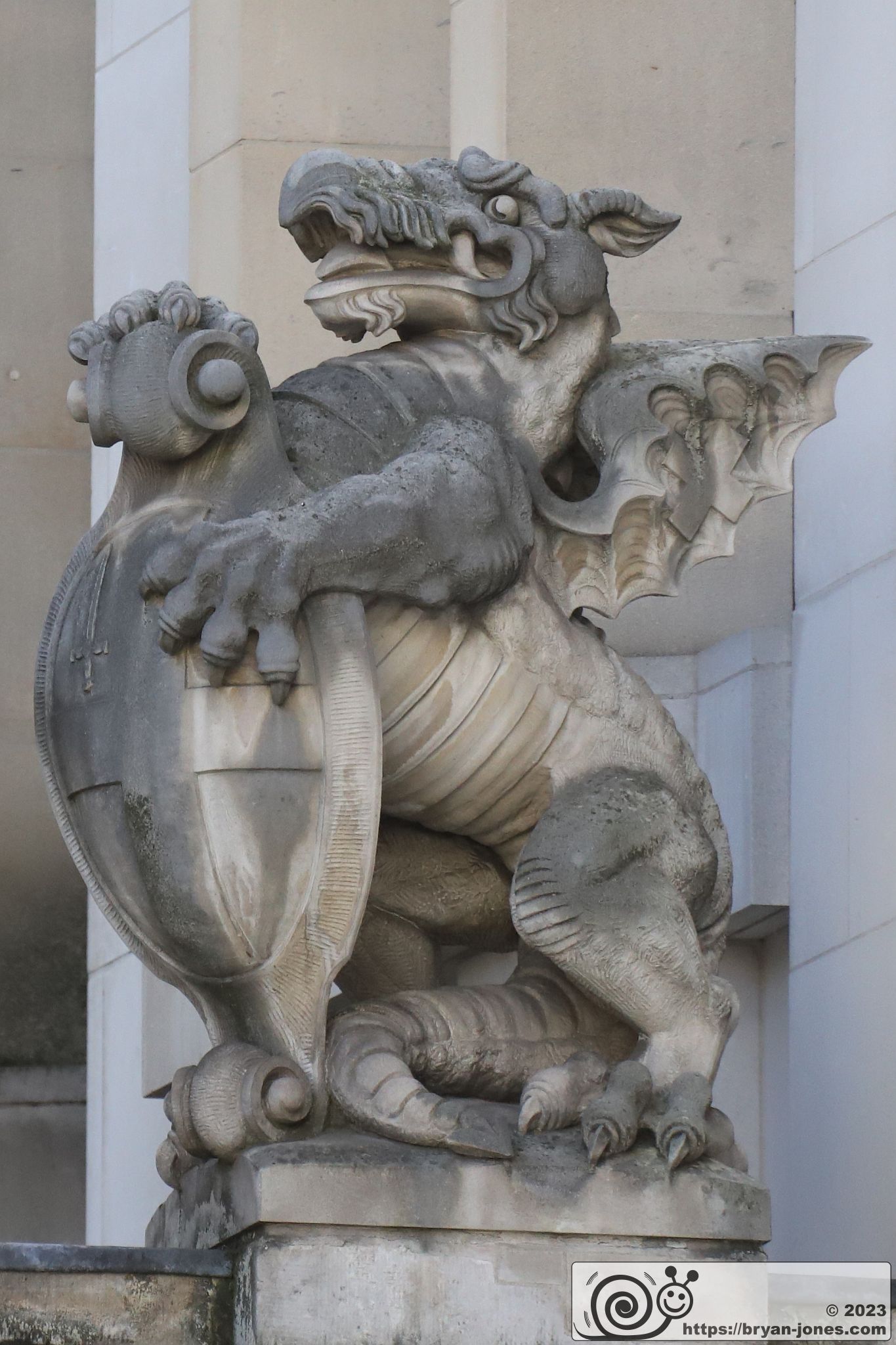City of London Dragon on North (Paternoster Square) side right