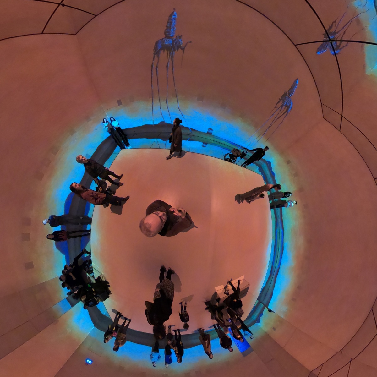Frameless immersive art show, Marble Arch London, 16-Jan-2023.