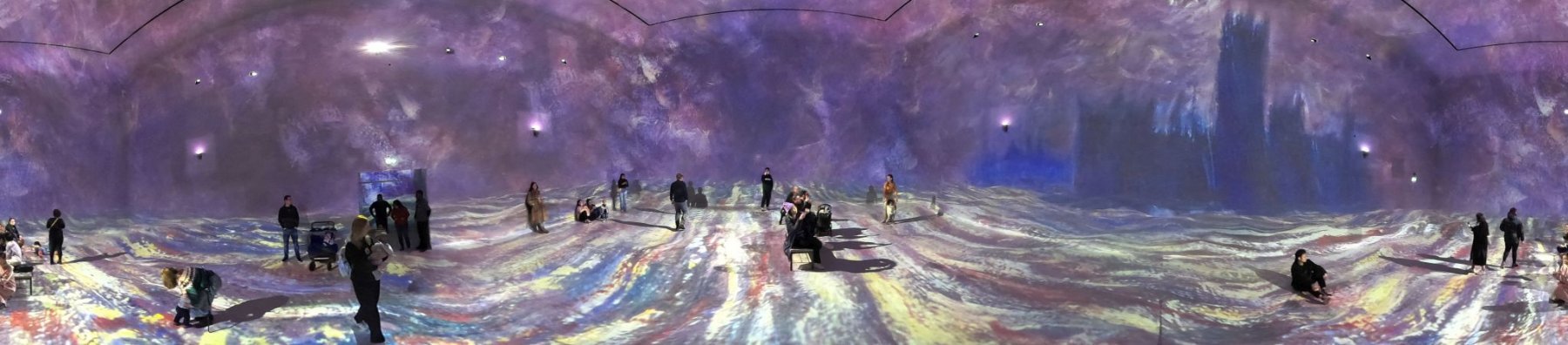 Frameless immersive art show, Marble Arch London, 16-Jan-2023.