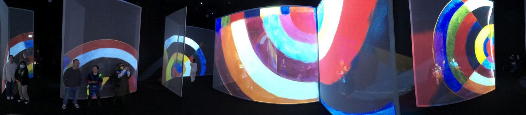 Frameless immersive art show, Marble Arch London, 16-Jan-2023.