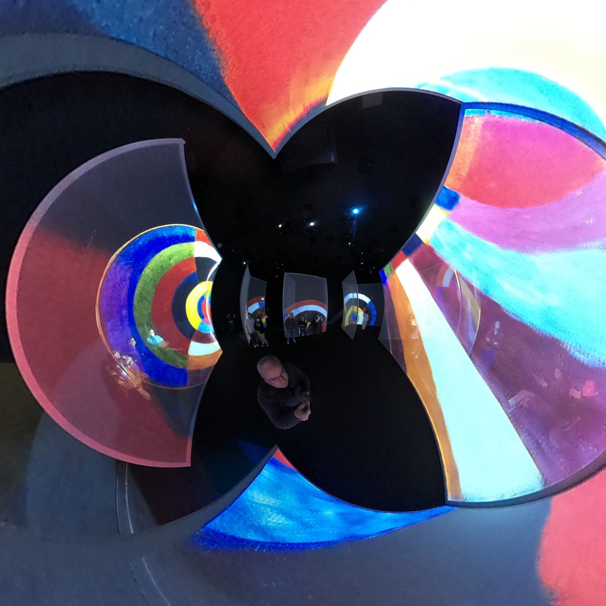 Frameless immersive art show, Marble Arch London, 16-Jan-2023.