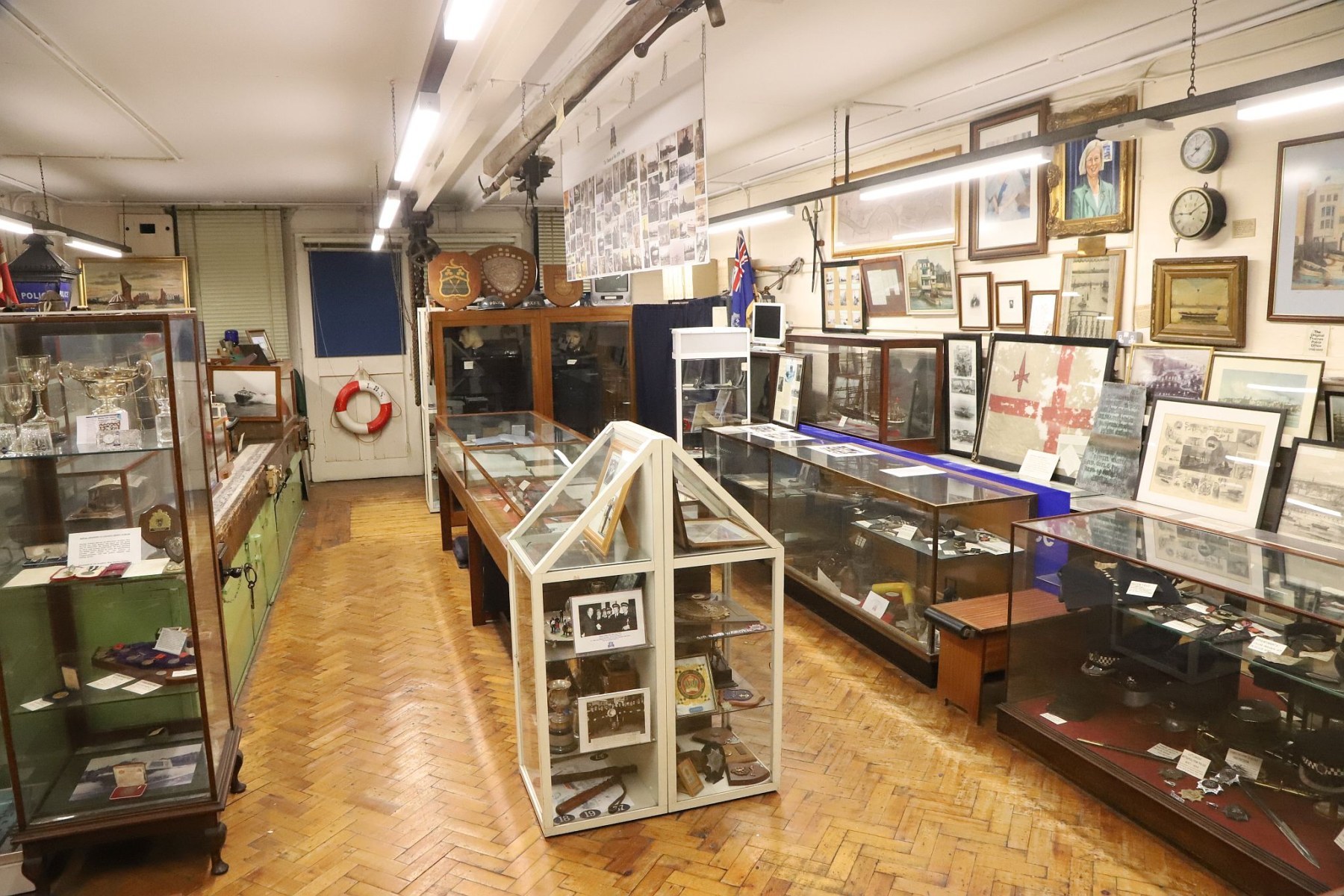 Metropolitan Police Marine Policing Unit Museum, River Thames, London.
