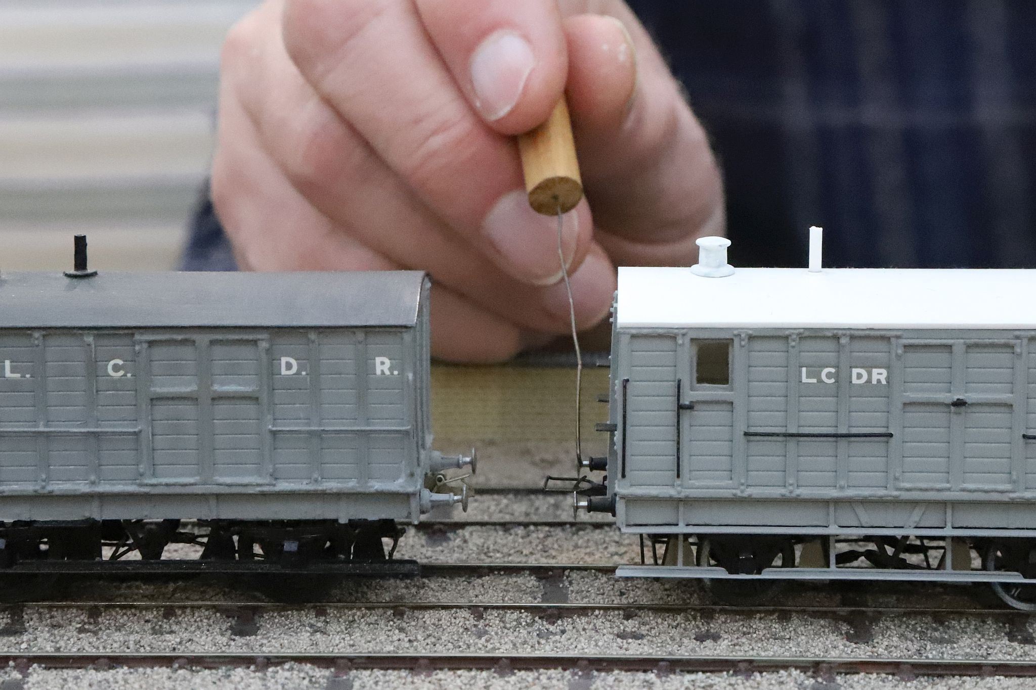 Blackfriars Bridge P$ Gauge model railway layout. 2023 London Festival of Railway Modelling, Alexandra Palace, London