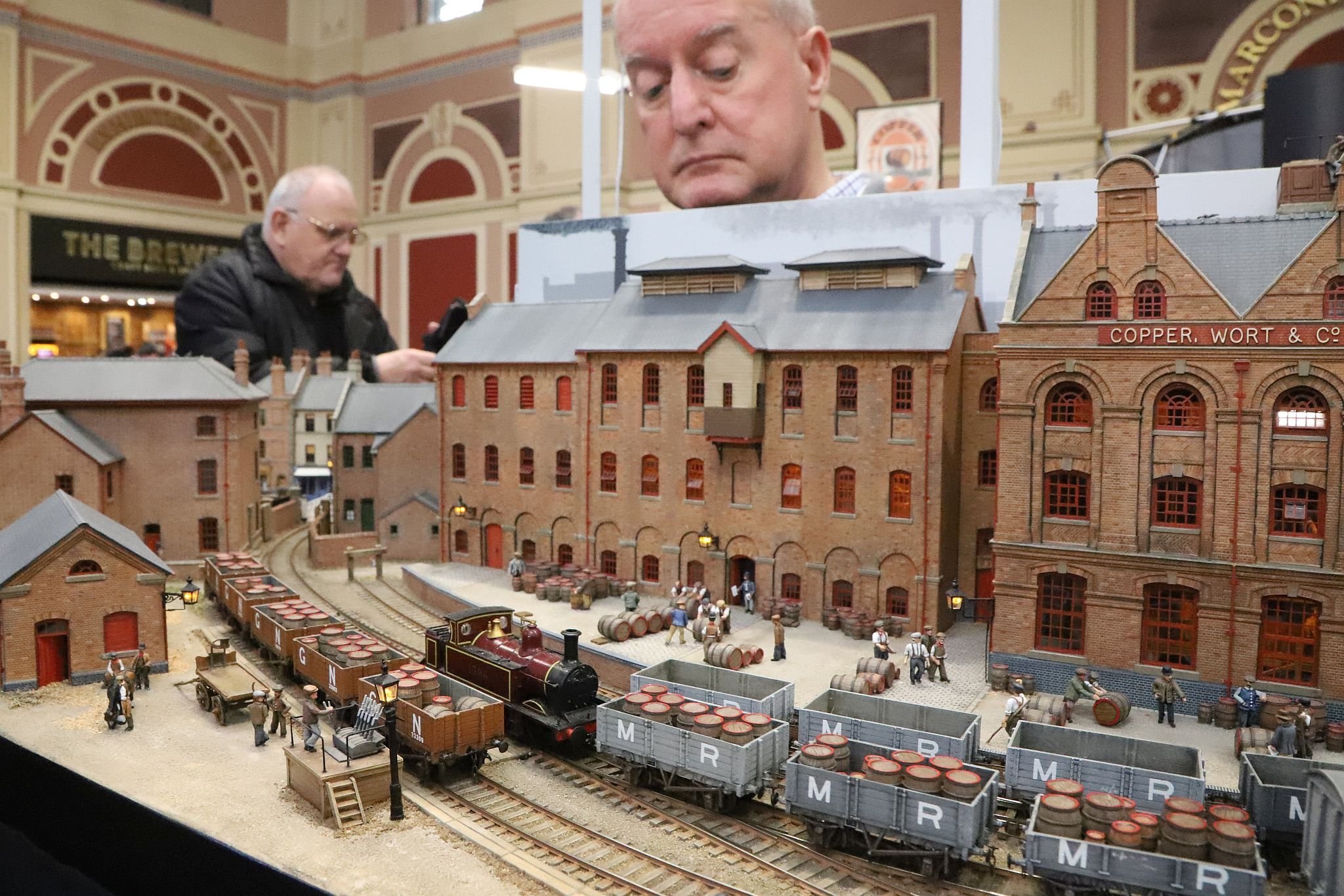 CopperWort OO Gauge model railway layout. 2023 London Festival of Railway Modelling, Alexandra Palace, London