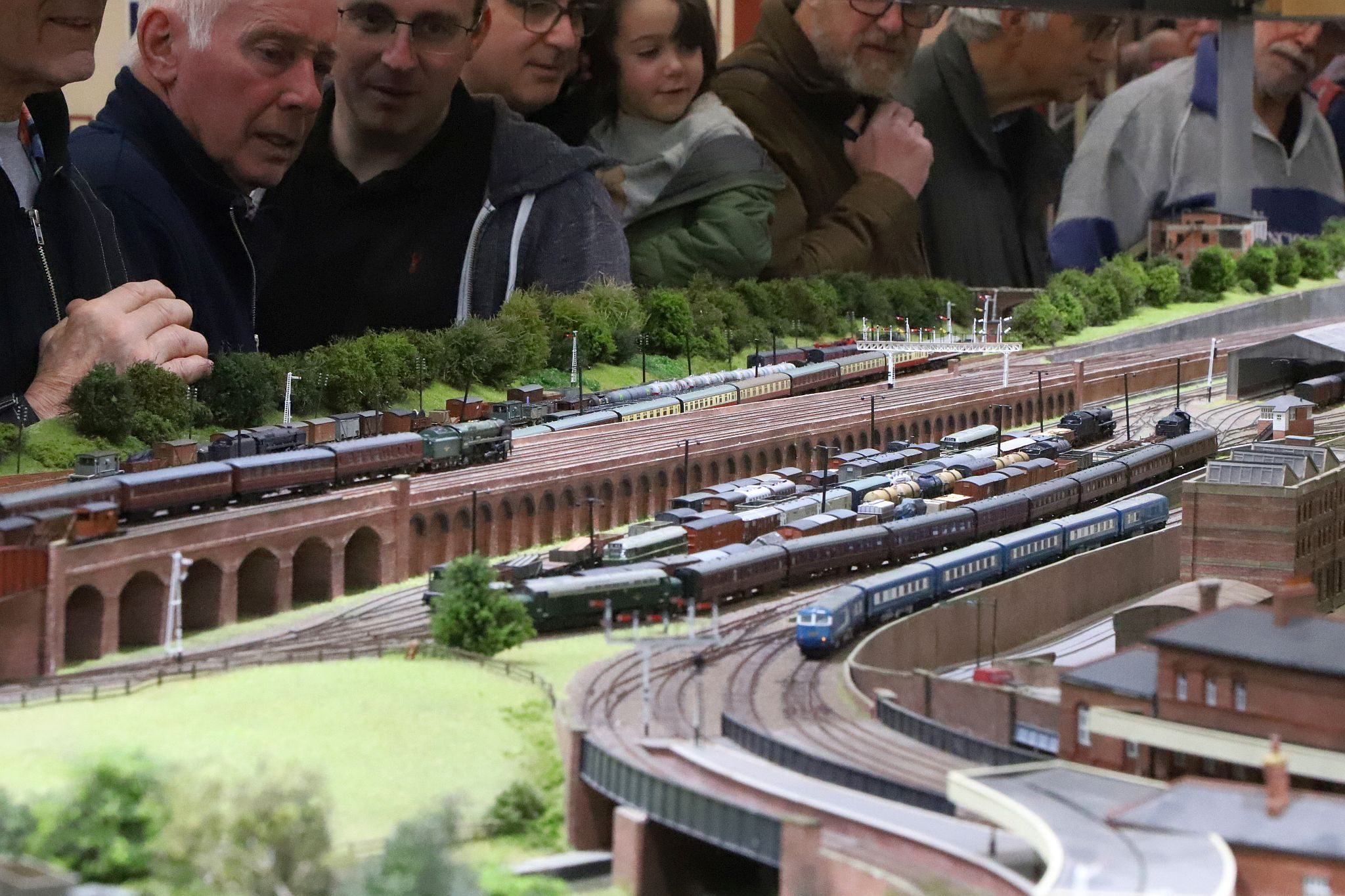 James Street N Gauge model railway layout. 2023 London Festival of Railway Modelling, Alexandra Palace, London