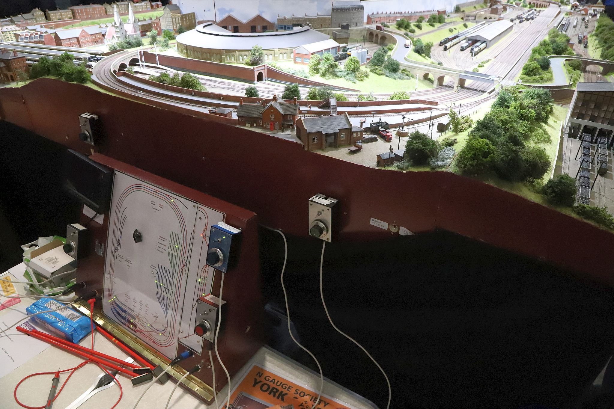 James Street N Gauge model railway layout. 2023 London Festival of Railway Modelling, Alexandra Palace, London