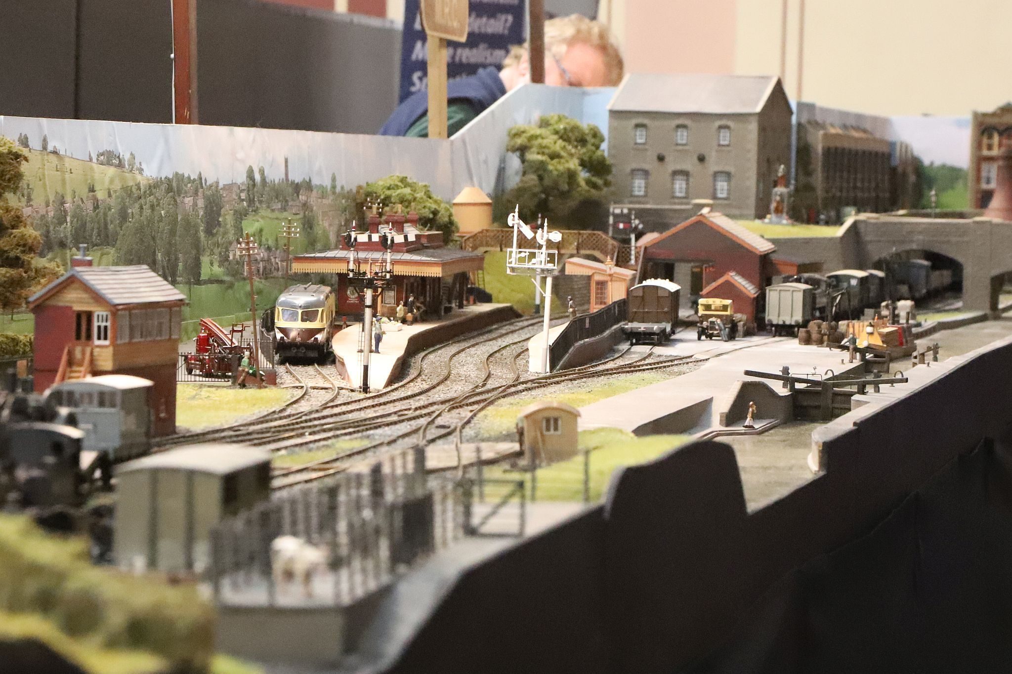 Kingsbury O Gauge Fine Scale Gauge model railway layout. 2023 London Festival of Railway Modelling, Alexandra Palace, London