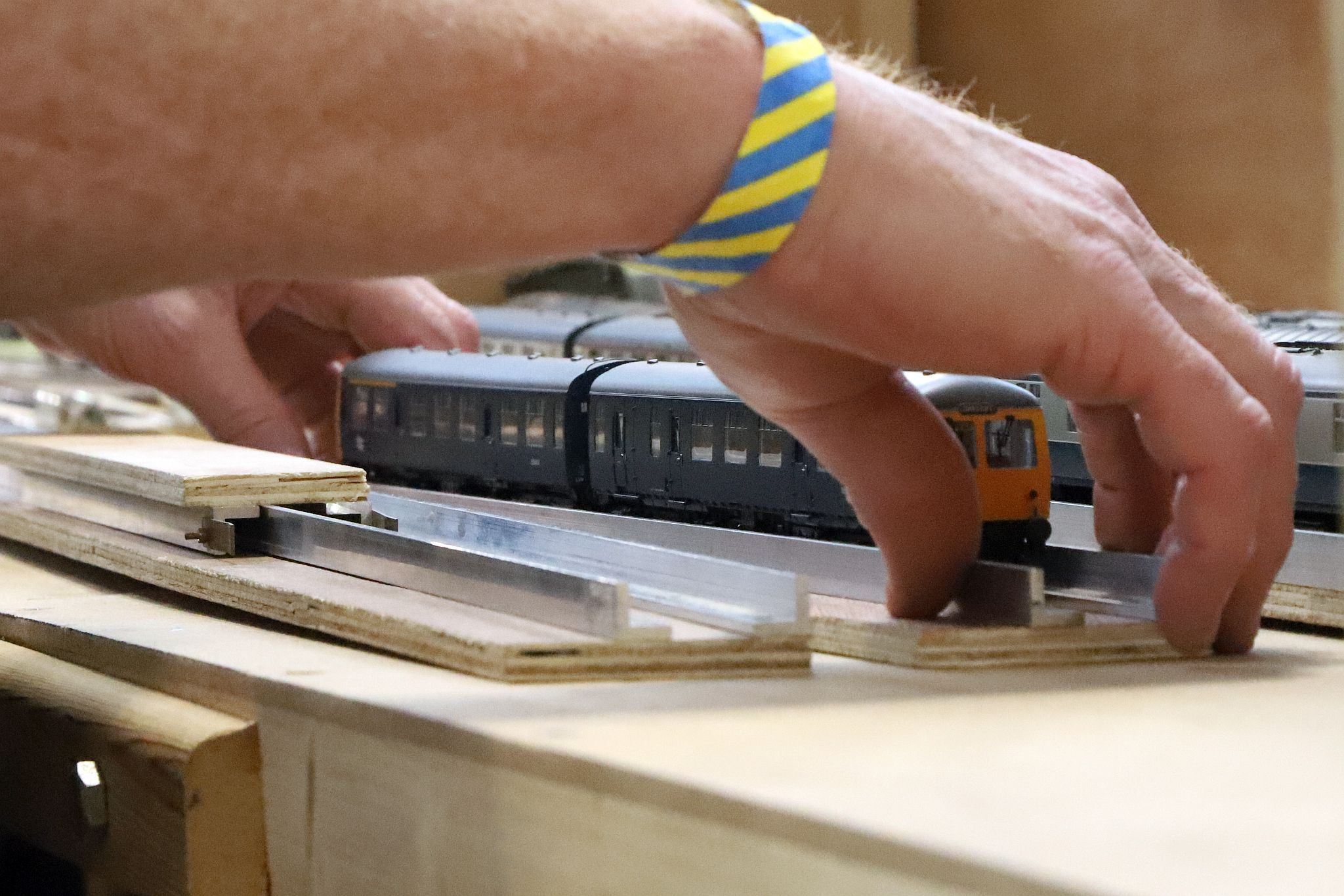 North Ballachulish EM Gauge model railway layout. 2023 London Festival of Railway Modelling, Alexandra Palace, London