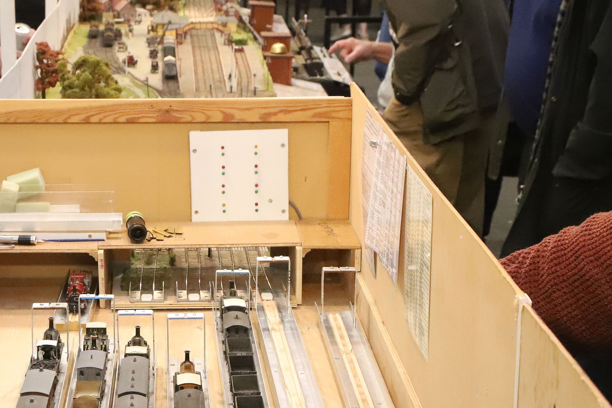 Plumpton Green P4 Gauge model railway layout. 2023 London Festival of Railway Modelling, Alexandra Palace, London