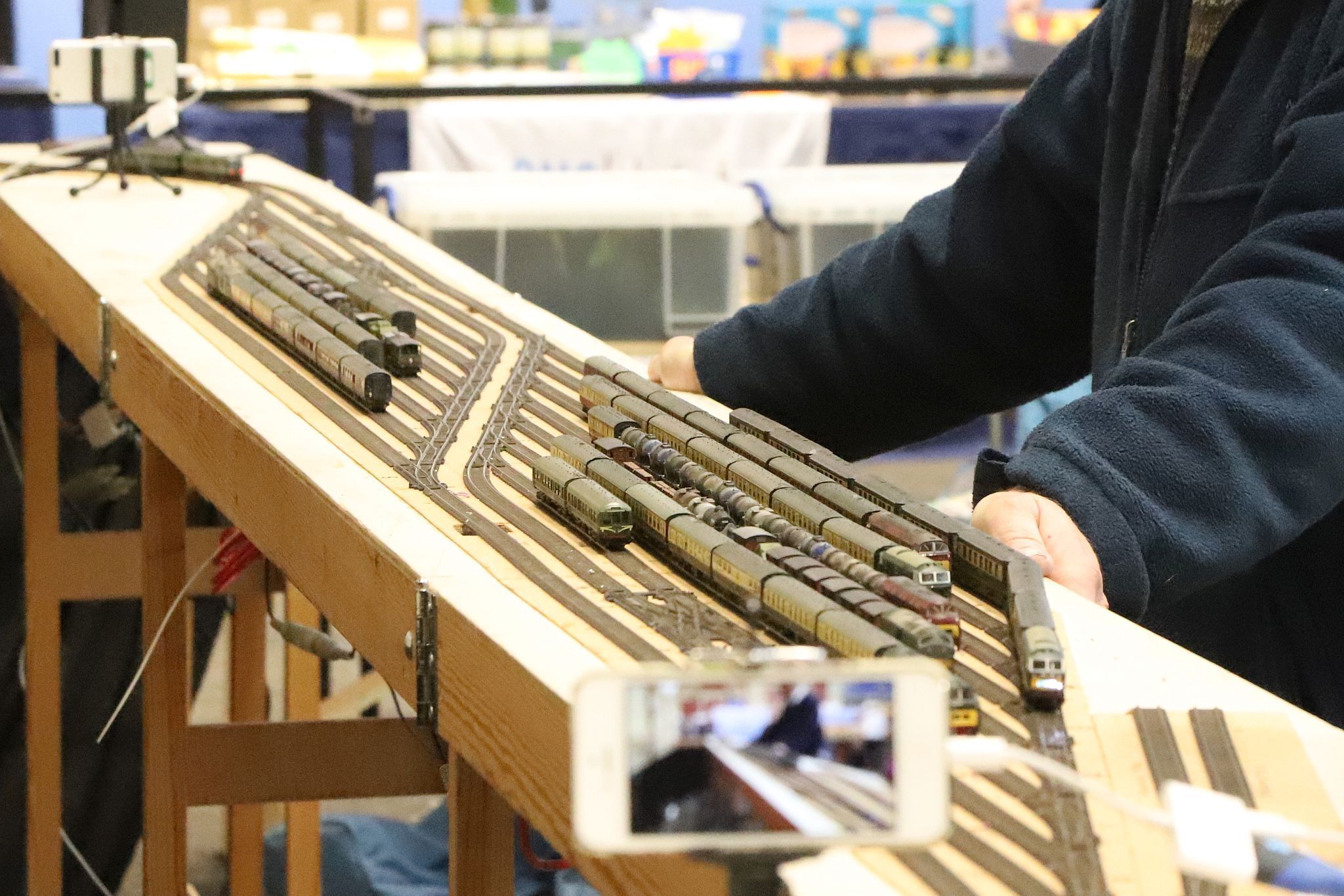 Spirit of Swindon N Gauge model railway layout. 2023 London Festival of Railway Modelling, Alexandra Palace, London