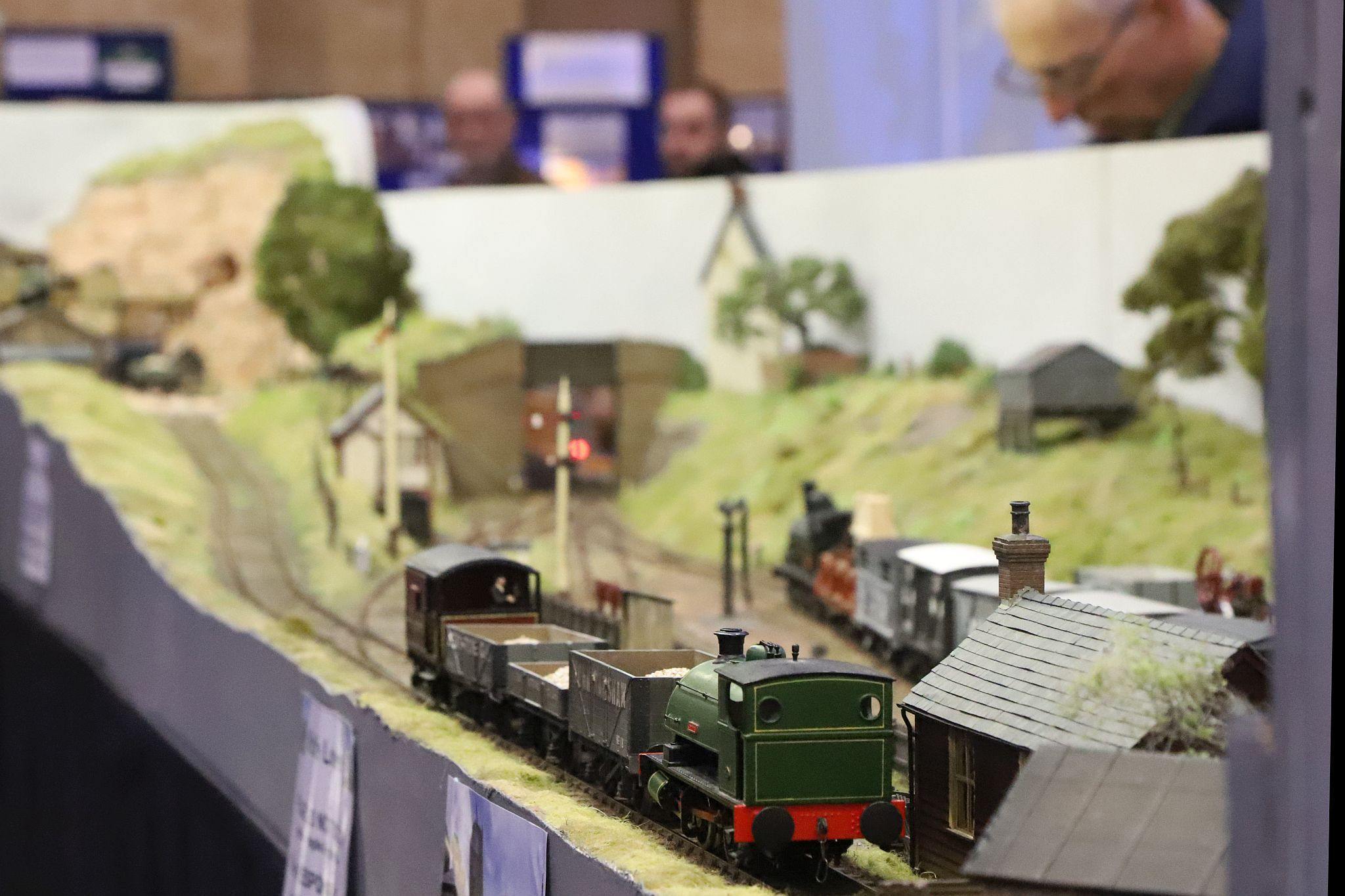 Wolfe Lowe O Gauge model railway layout. 2023 London Festival of Railway Modelling, Alexandra Palace, London