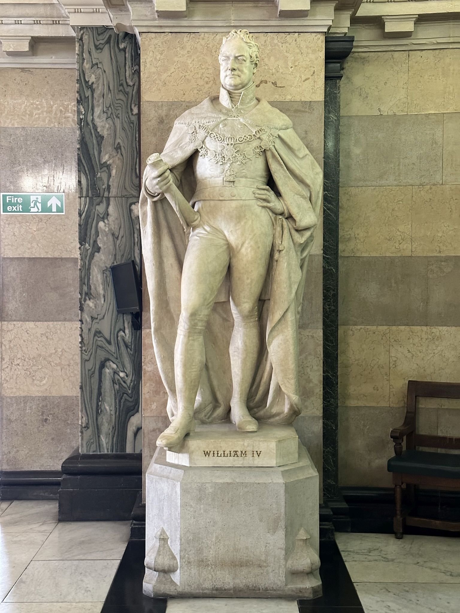 Interior of The Old Bailey, Central Criminal Court. Located in the City of London on the site of Newgate prison.