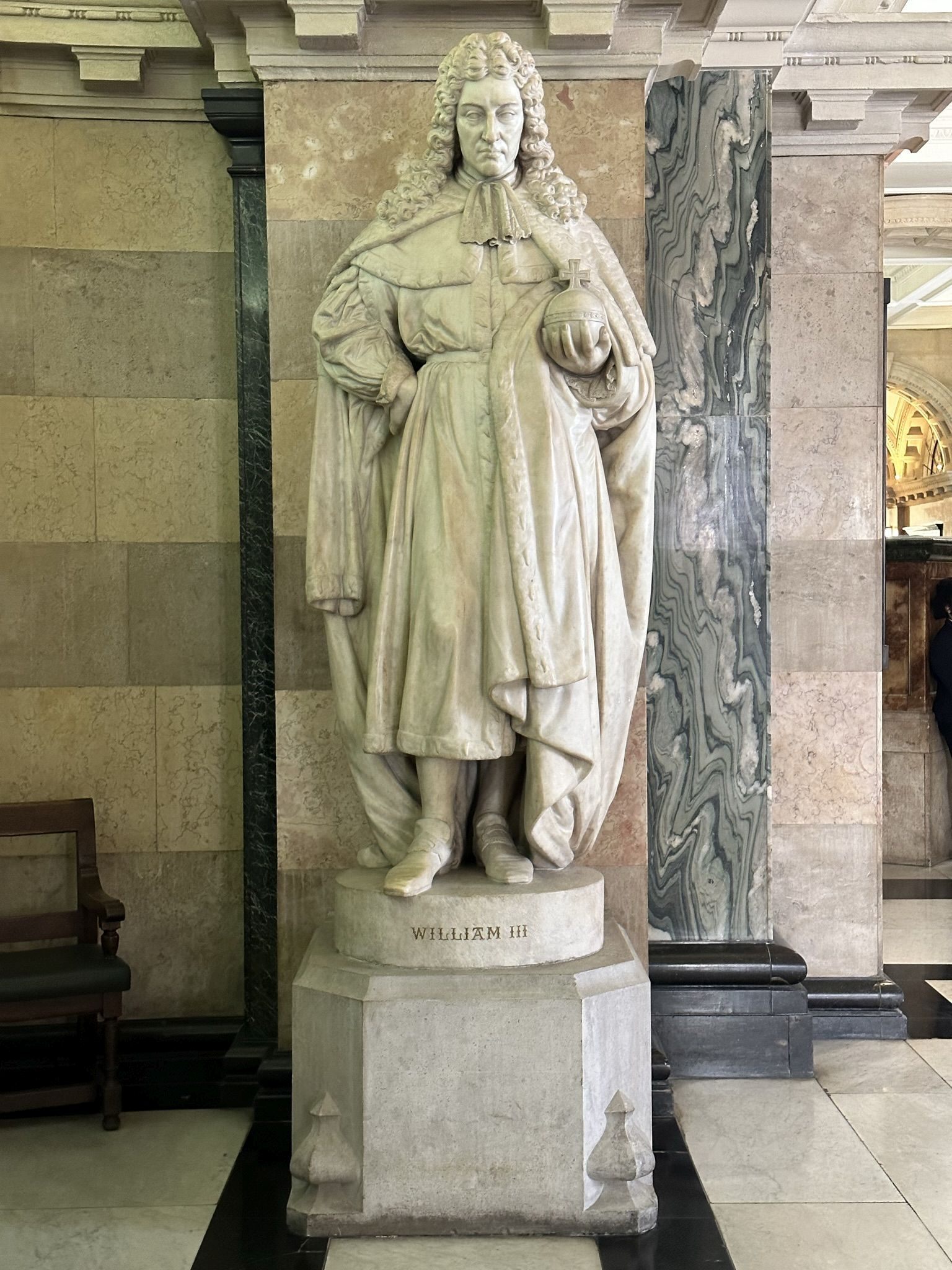 Interior of The Old Bailey, Central Criminal Court. Located in the City of London on the site of Newgate prison.