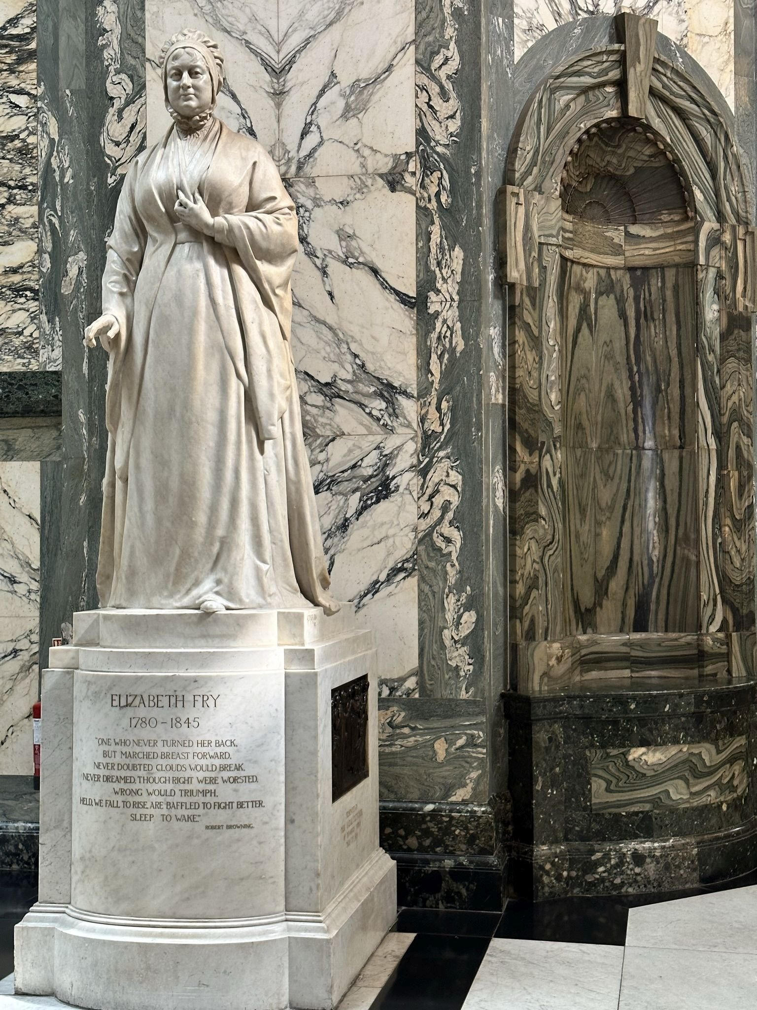 Interior of The Old Bailey, Central Criminal Court. Located in the City of London on the site of Newgate prison.