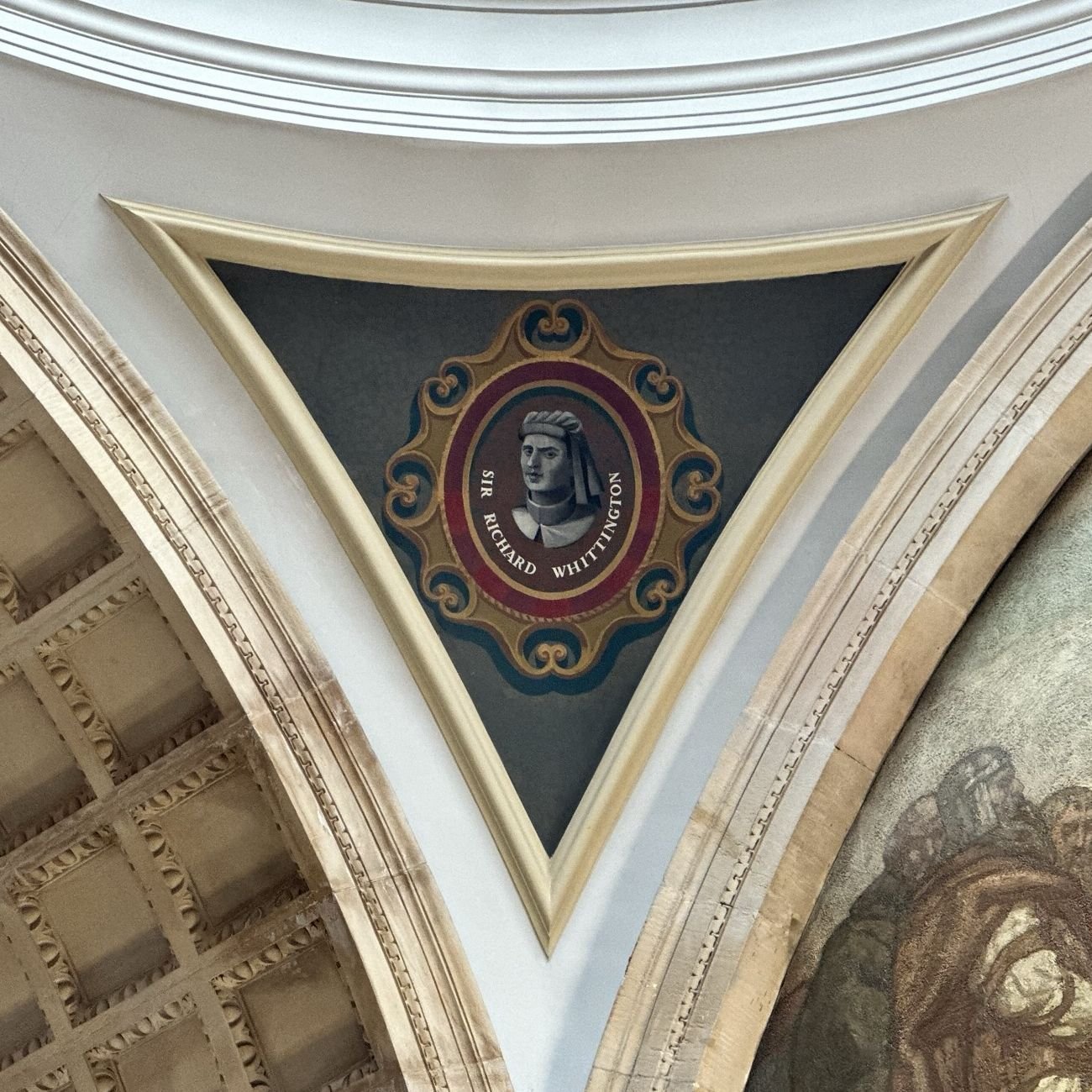Interior of The Old Bailey, Central Criminal Court. Located in the City of London on the site of Newgate prison.