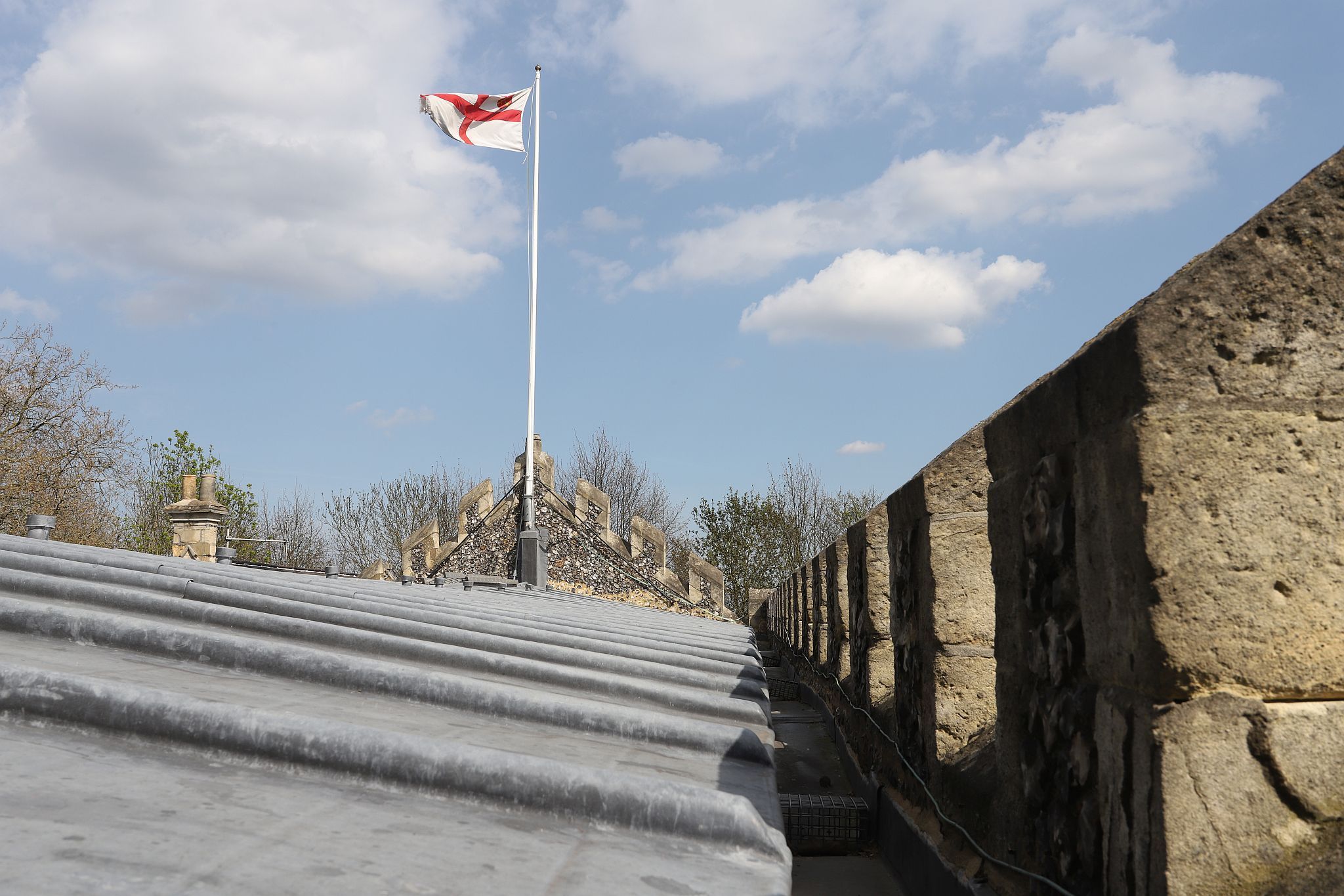 The roof. St Mary’s Church, Harrow-on-the-Hill, London. 29-Apr-2023.