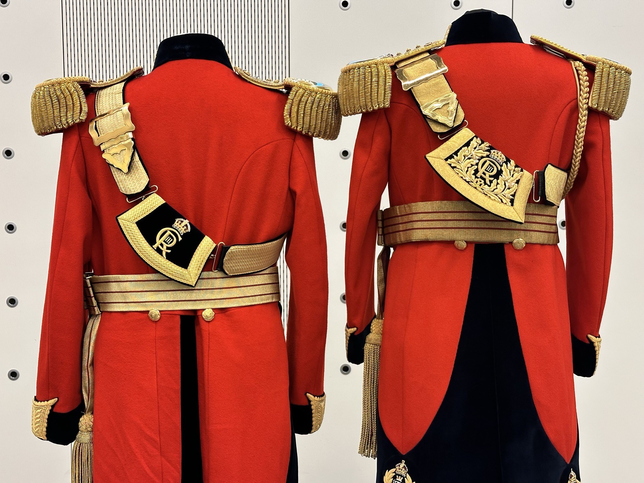 Gentlemen at Arms ceremonial uniform, the ceremonial bodyguard of King Charles III, which was founded by King Henry VIII in 1509. 13-May-2023.