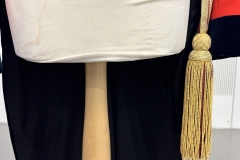Sash tassels. Gentlemen at Arms ceremonial uniform, the ceremonial bodyguard of King Charles III, which was founded by King Henry VIII in 1509. 13-May-2023.