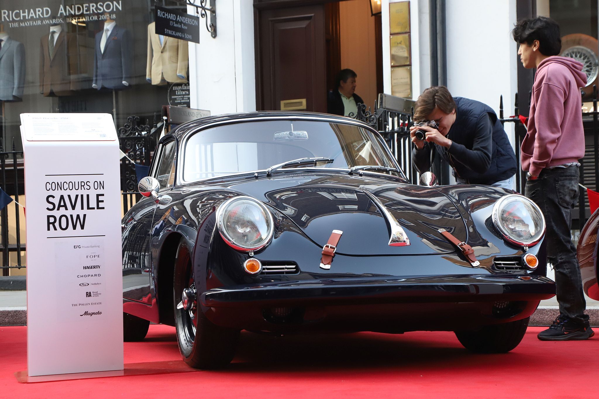 1965 Porsche 356C. 2023 Savile Row Concours Car Show