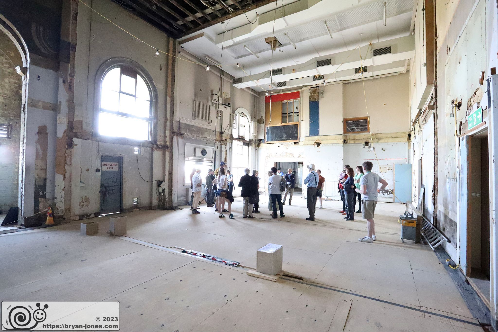 Former BBC television studios at Alexandra Palace in North London. Photo 27-May-2023.