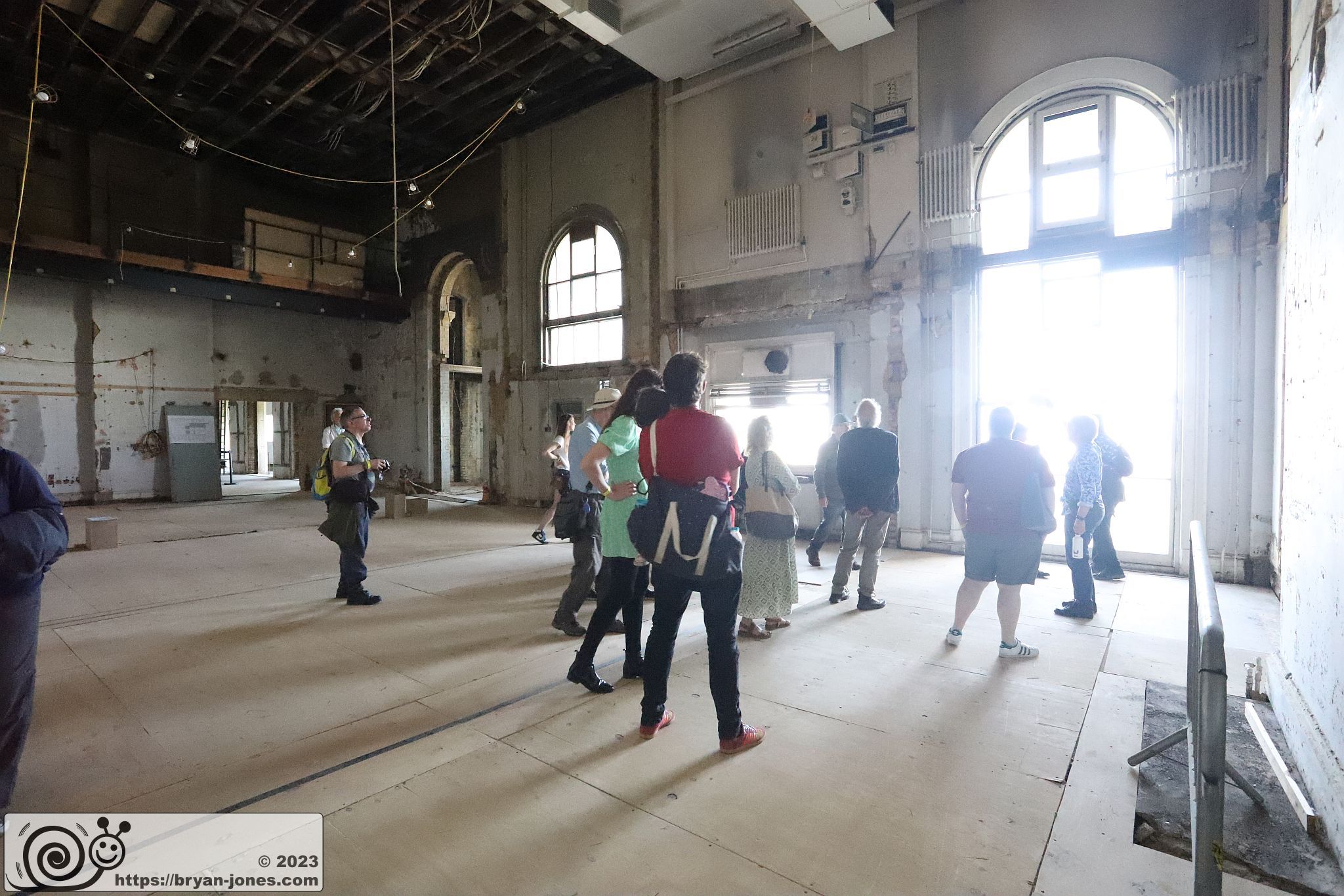 Former BBC television studios at Alexandra Palace in North London. Photo 27-May-2023.