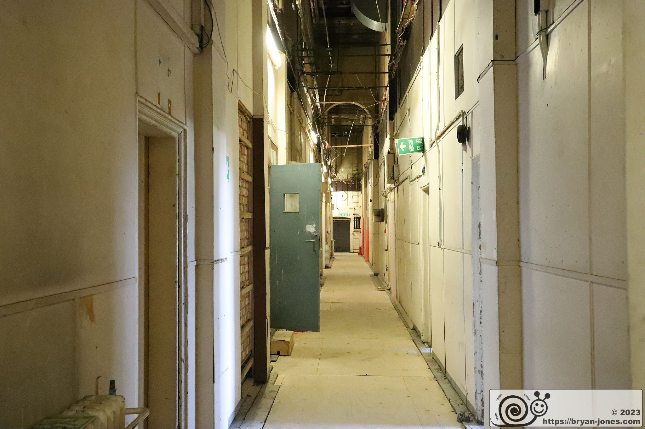 Former BBC television studios at Alexandra Palace in North London. Photo 27-May-2023.