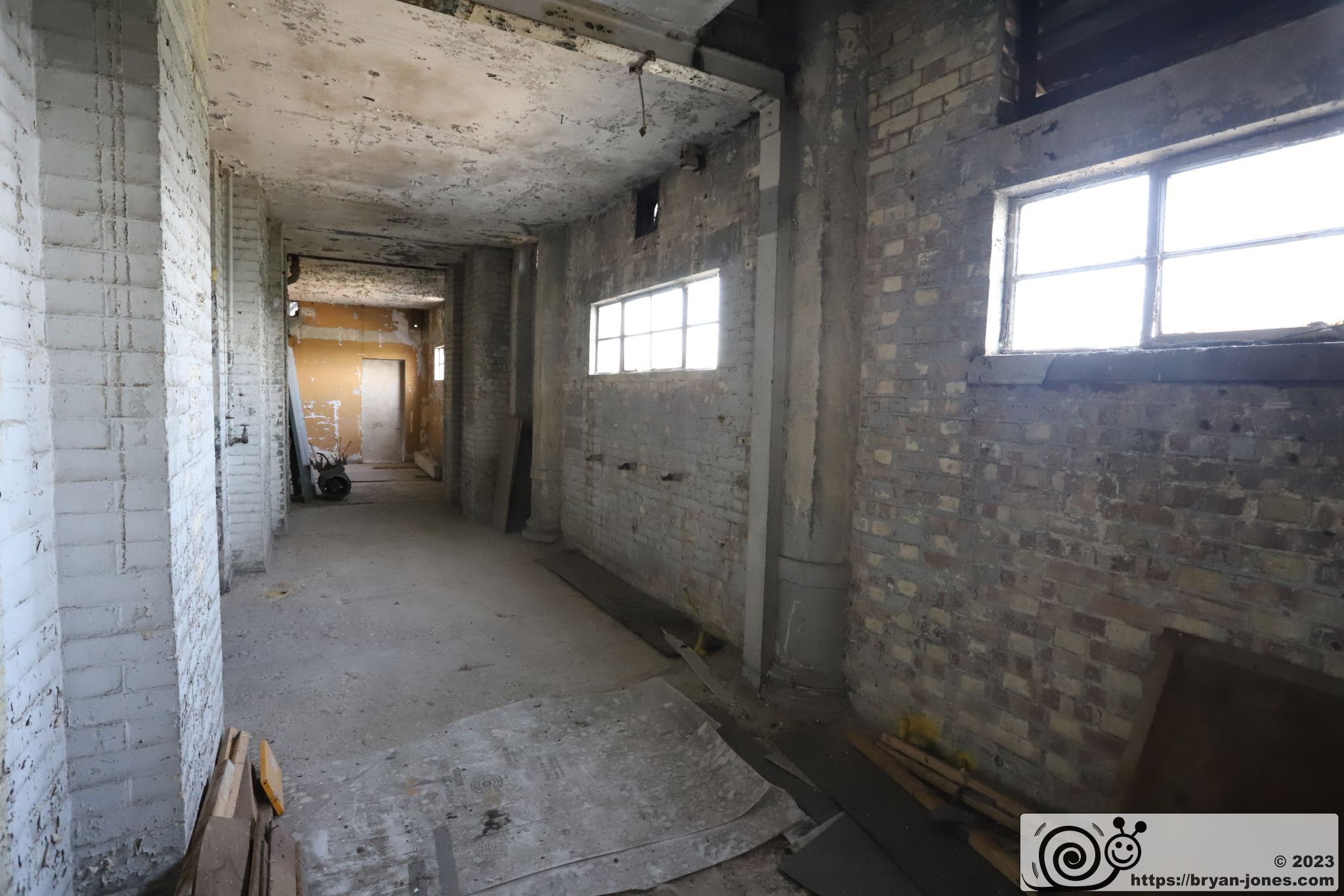 Former BBC television studios at Alexandra Palace in North London. Photo 27-May-2023.