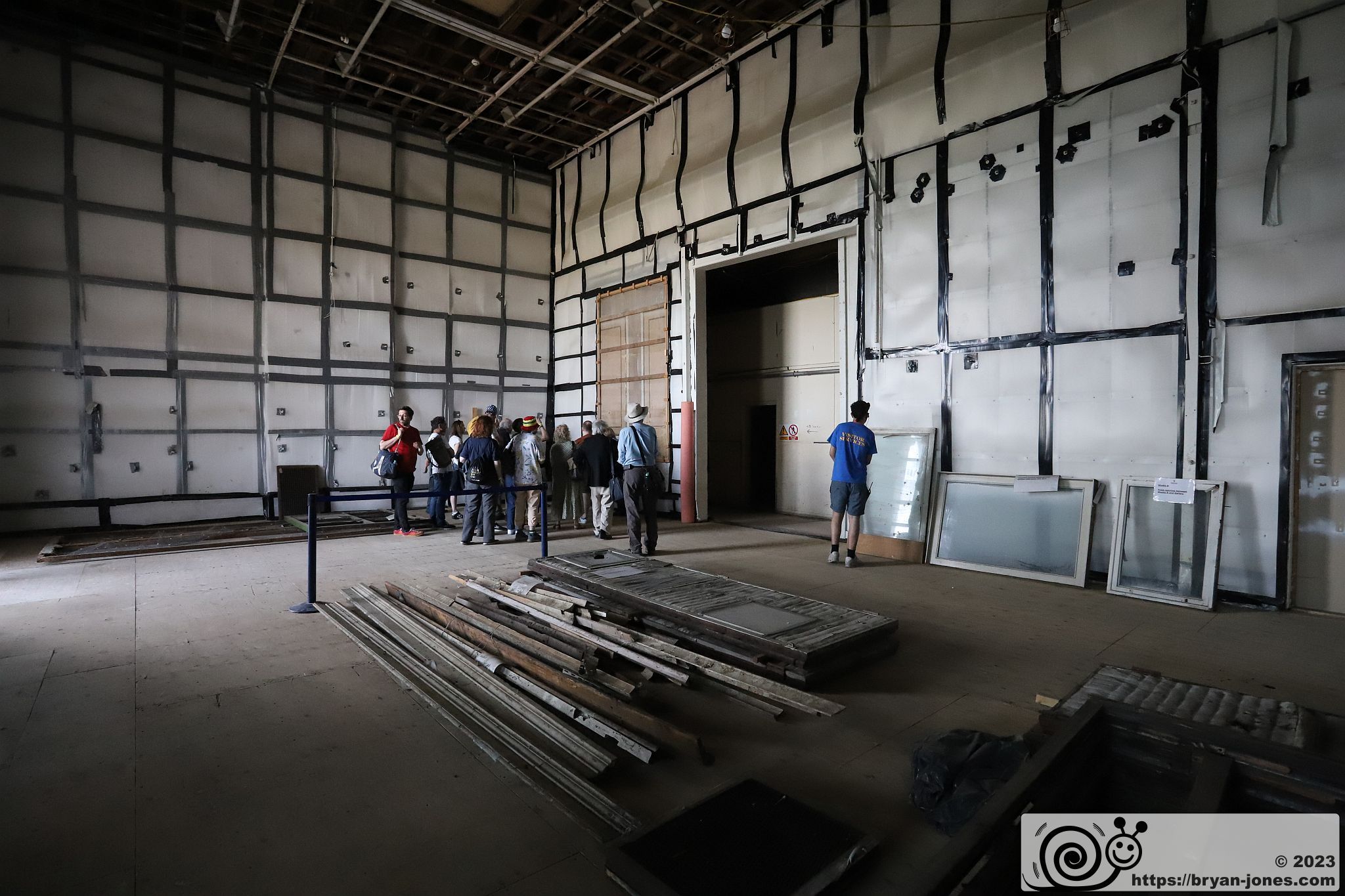 Former BBC television studios at Alexandra Palace in North London. Photo 27-May-2023.